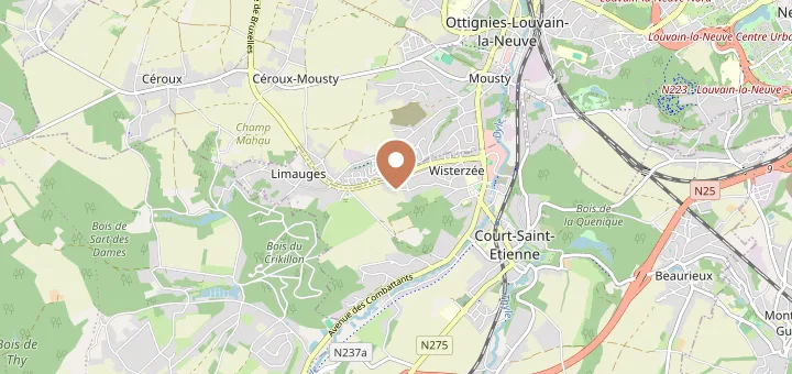 Map of Walloon Brabant (—), Wallonia