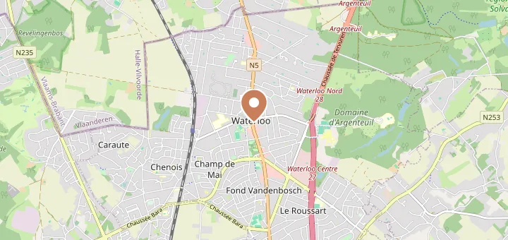 Map of Waterloo (1410), Walloon Brabant