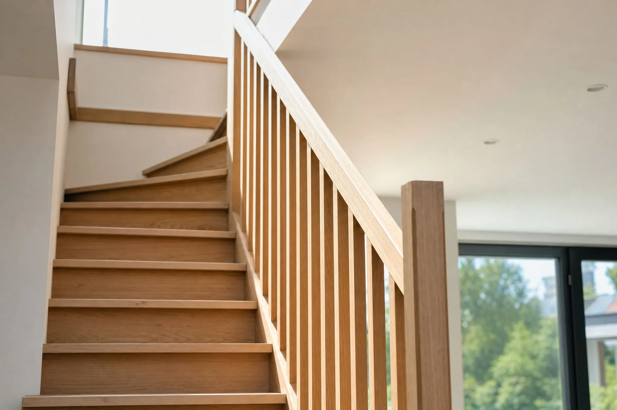 regular timber staircase · handrail 100cm