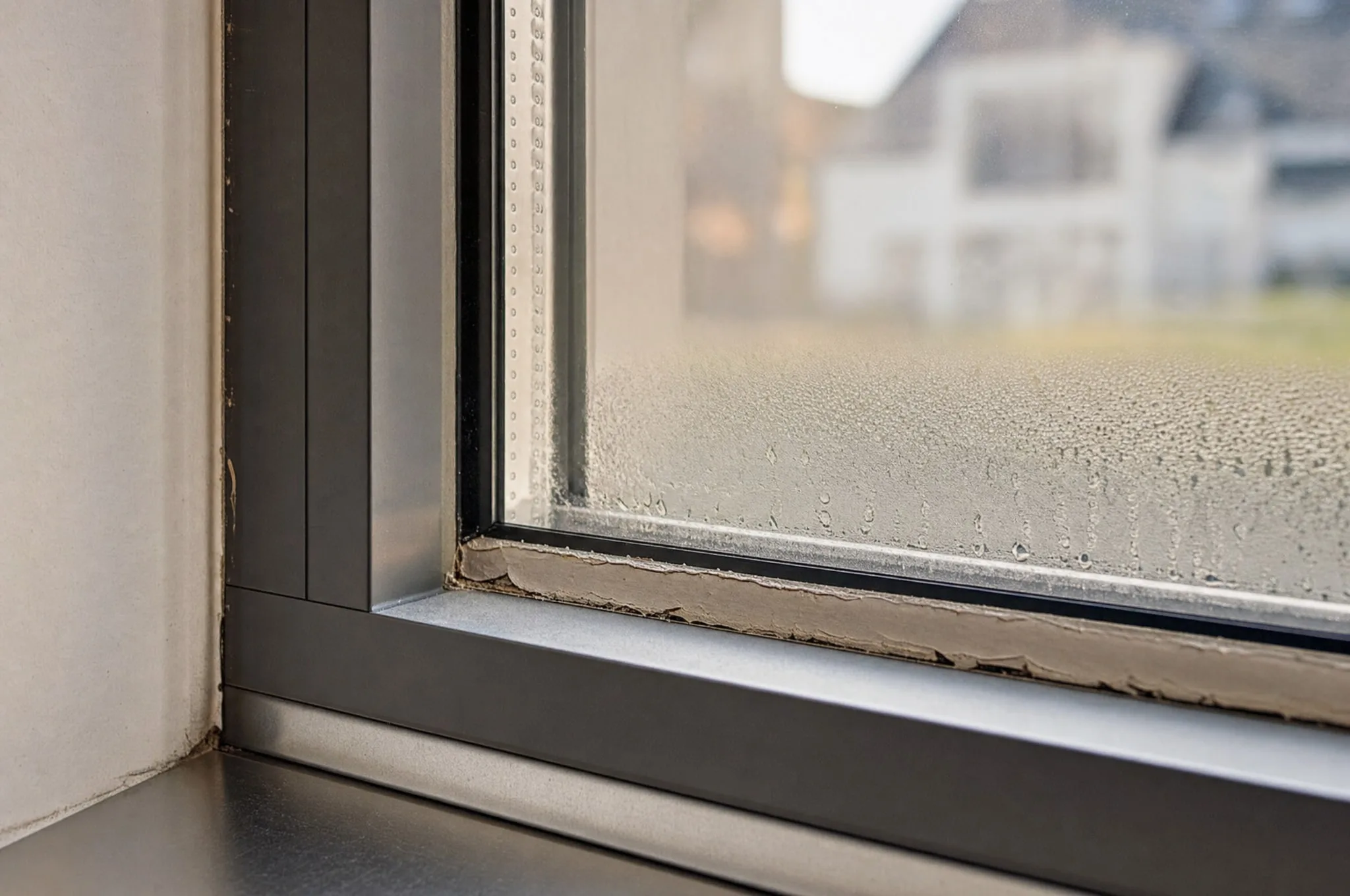 misted glazing · detached mastic