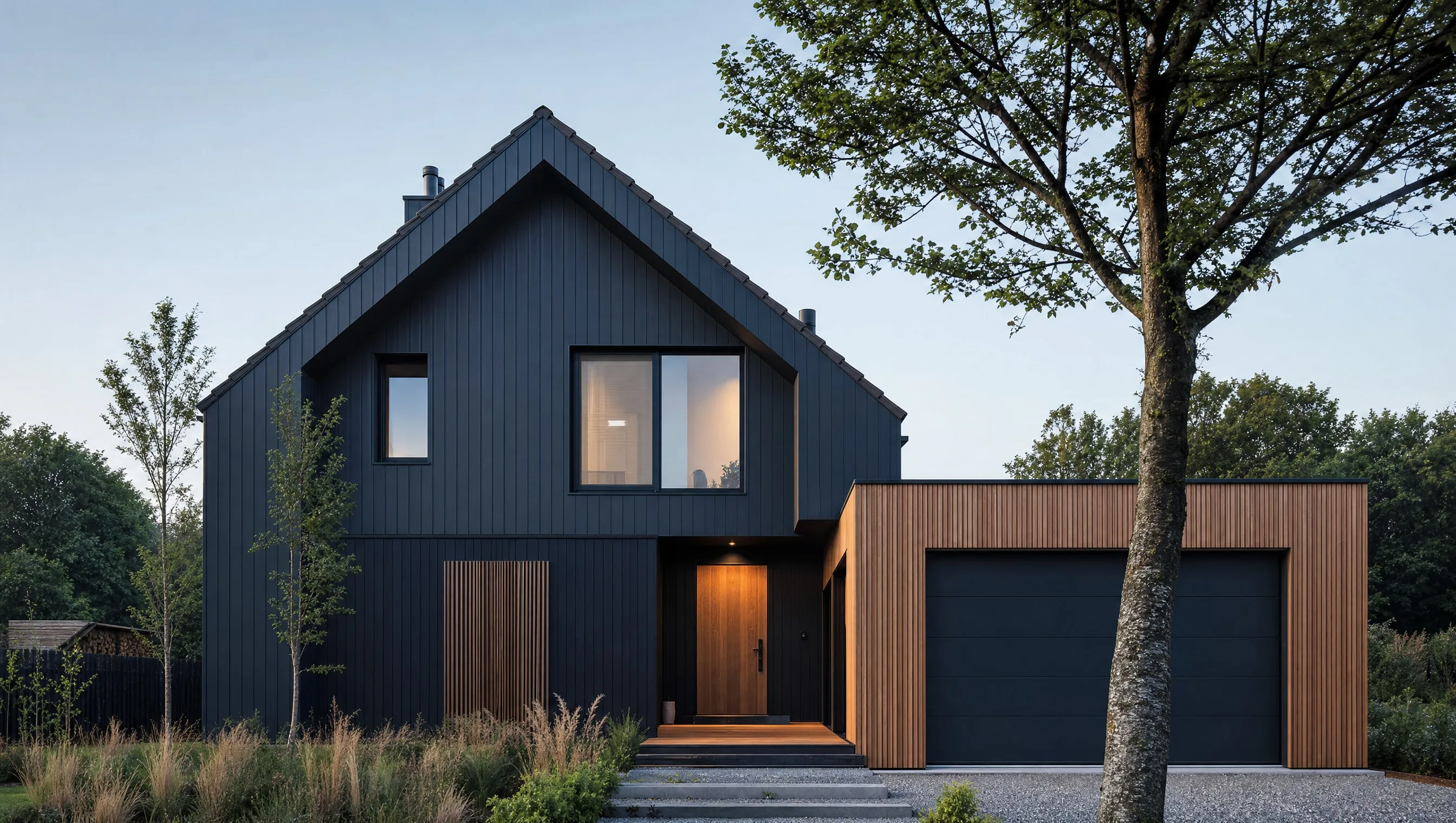 Façade of a new-build home covered by Belgian construction warranties