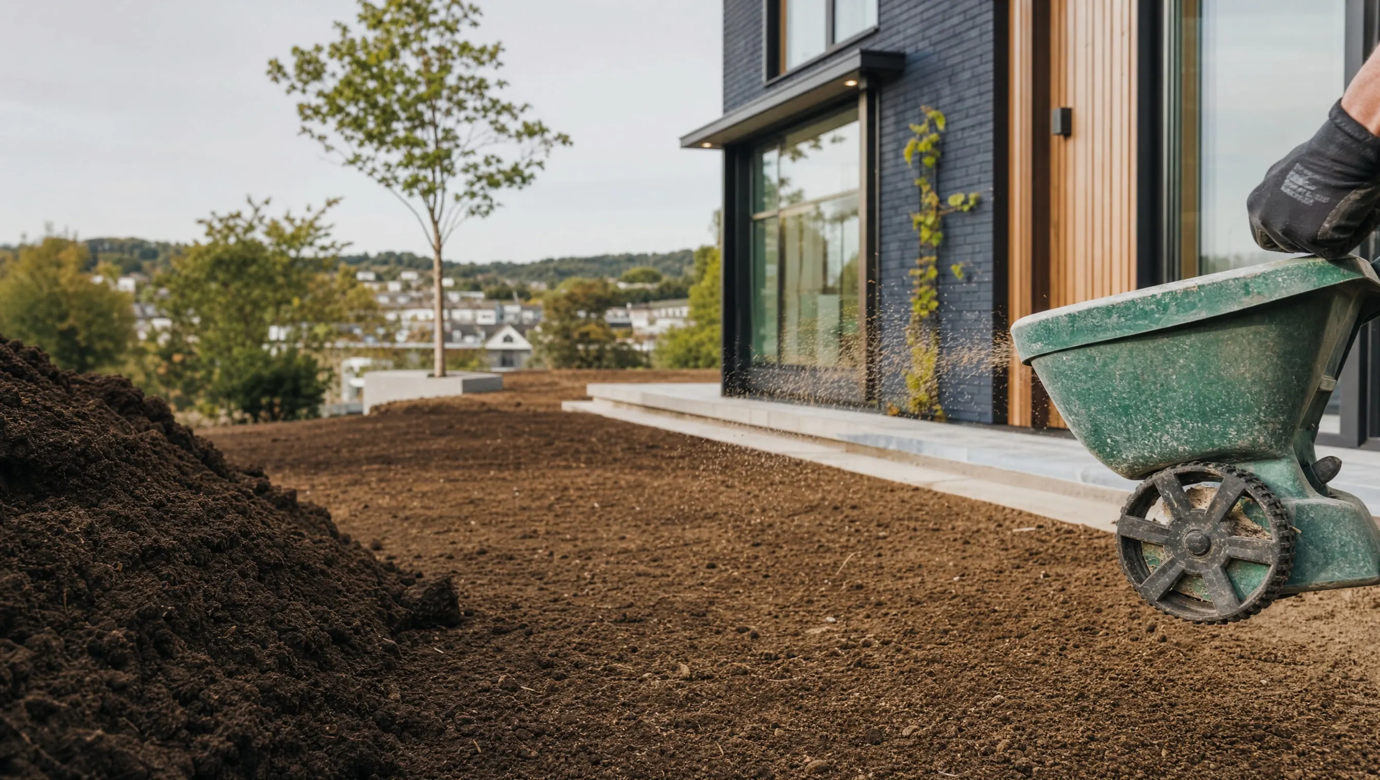 New-build garden: who pays for what?