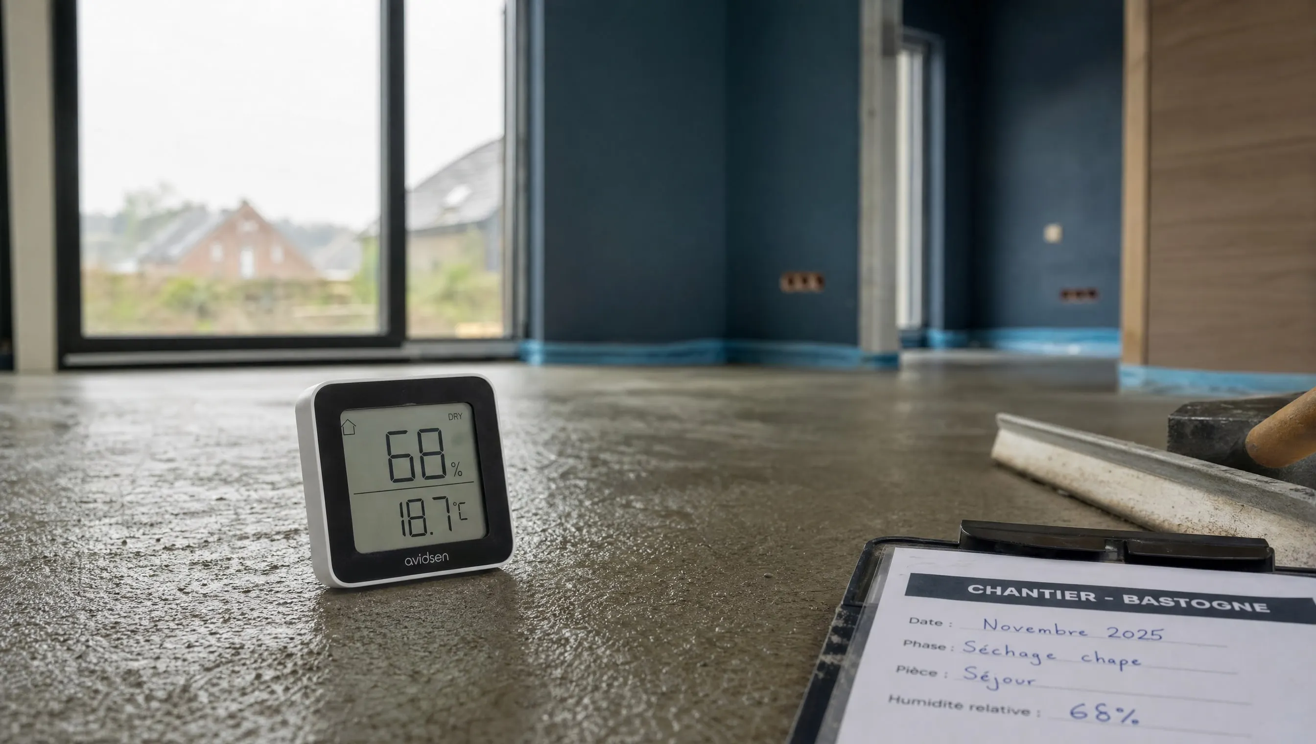 Drying time of a new-build home: 6 to 12 months depending on materials